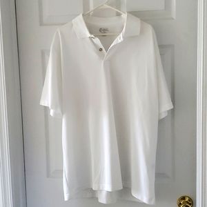 Izod X-treme Function men's golf shirt. XL. White